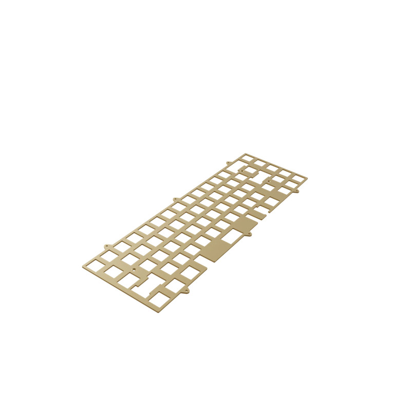 SixtyFive Plate (2021) - Variant:Brass - Layout:ANSI